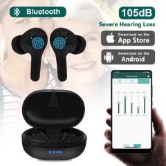 Bluetooth hearing aids Rechargeable app-controllable digital speakers for deafness moderate to severe loss