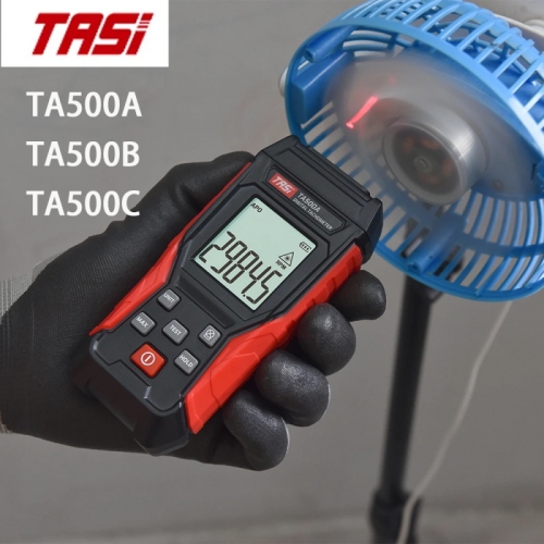 Tasi tachometer contactless mini rpm tester meter lcd display handheld digital tachometer for motorcycles lathe car manufacturing