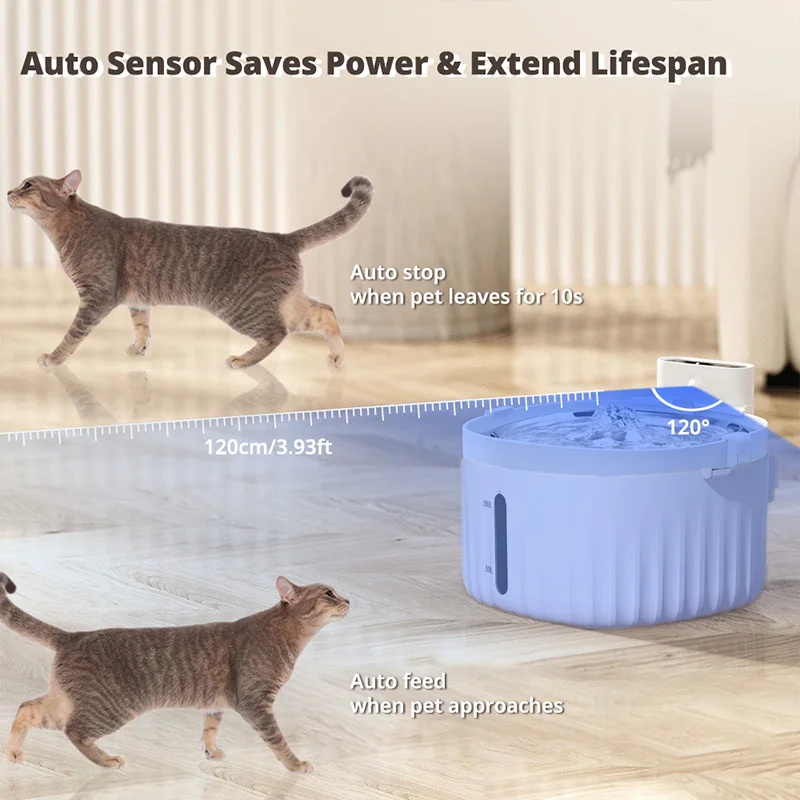 Abreuvoir filtrant pour chat