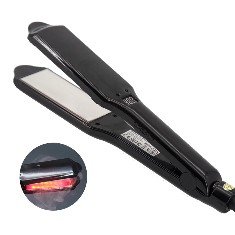 Ultrasonic infrared hair care iron