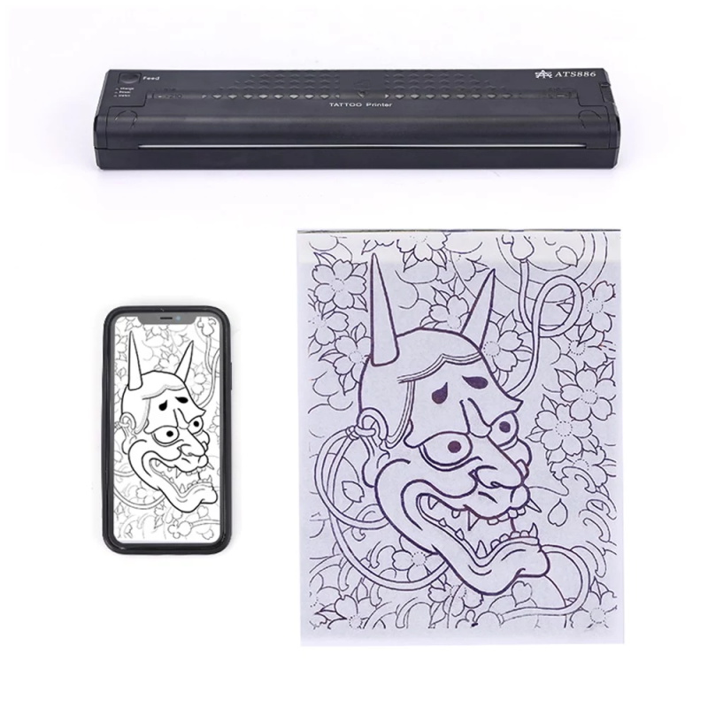 USB tattoo stencil transfer machine