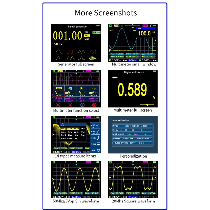 3in1 digital oscilloscope