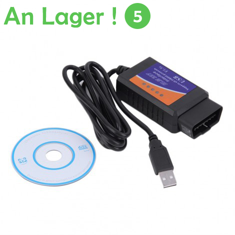 ELM327 USB OBD2 Auto-Auto-Diagnosetool ELM 327 V1.5 USB-Schnittstelle OBDII CAN-BUS-Scanner