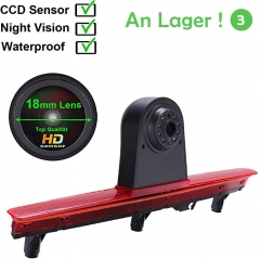 HD 1280x720 Pixel Transporter Van waterproof night vision rear view camera in 3rd brake light for VW T5 Bus Multivan Caravelle 2003-2015