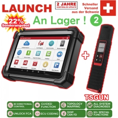 LAUNCH X431 PRO3 APEX Profi Outil d'analyse de voiture appareil de diagnostic OBD2 Scanner + LAUNCH X-431 TSGUN TPMS détecteur de pression des pneus