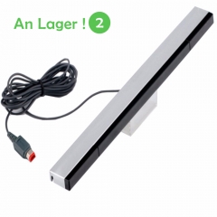 Barre/récepteur de capteur de mouvement de faisceau de signal infrarouge filaire pour U Nintendo Wii PC Simulator Sensor Move Player