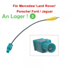 Männlich Fakra Zu RCA Kamera Retention Kabel Für Mercedes/ Land Rover/ Porsche/ Ford / Jaguar Installation