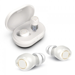 Aide auditive réglable Bluetooth portable rechargeable noir/blanc