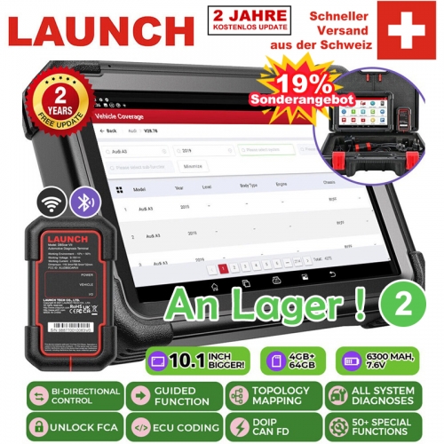 2024 LAUNCH X431 PRO3 APEX KFZ OBD2 Diagnosegerät Auto Scanner Key Programmier