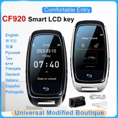 Clé LCD intelligente à télécommande universelle modifiée CF920, verrouillage de voiture confortable, sans clé, pour Audi/BMW/Ford/Mazda/Toyota/Kia