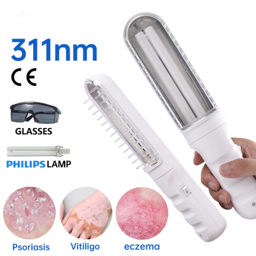 Dispositif de lampe de photothérapie UVB pour le traitement du Vitiligo,thérapie à la lumière ultraviolette à bande étroite,taches de Psoriasis,eczéma