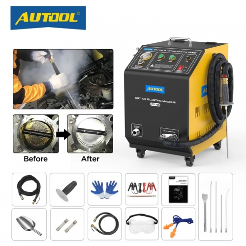 Autool HTS705 machine de nettoyage par jet de glace sèche moteur accélérateur nettoyeur de carbone broyeur nettoyeur haute pression 110 V/220 V