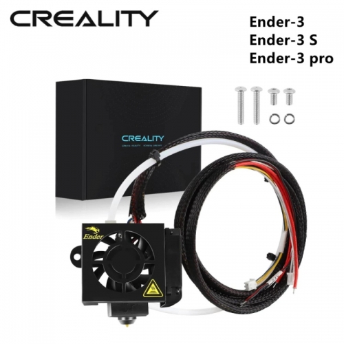 CREALITY 3D Printer Part Ender-3 Full Hotend Kit Metal Aluminium Daul Fan for Ender 3/Ender3 Pro/ender3 S Printers