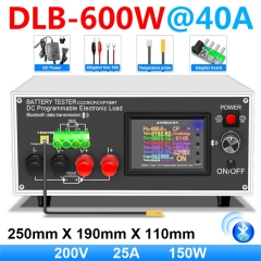 DLB-600W High-Precision DC Electronic Load Tester, 200V 40A, Programmable Tools for Vehicle Temperature and Capacity Monitoring with High Accuracy
