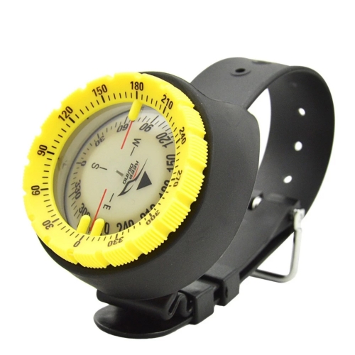 Underwater Compass Luminous Compass Wrist Diving Compass High Precision Professional Compass for Diving Hiking Cycling Camping