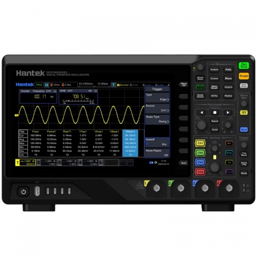 Hantek DPO7000 série DPO7102E/DPO7202E/DPO7352E/DPO7502E oscilloscope capacitif bande passante 100/200/350/500 MHz et taux d'échantillonnage 2gsa/s