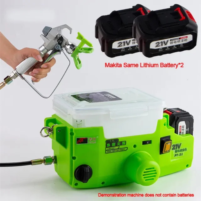 Airless paint spray gun for Makita battery