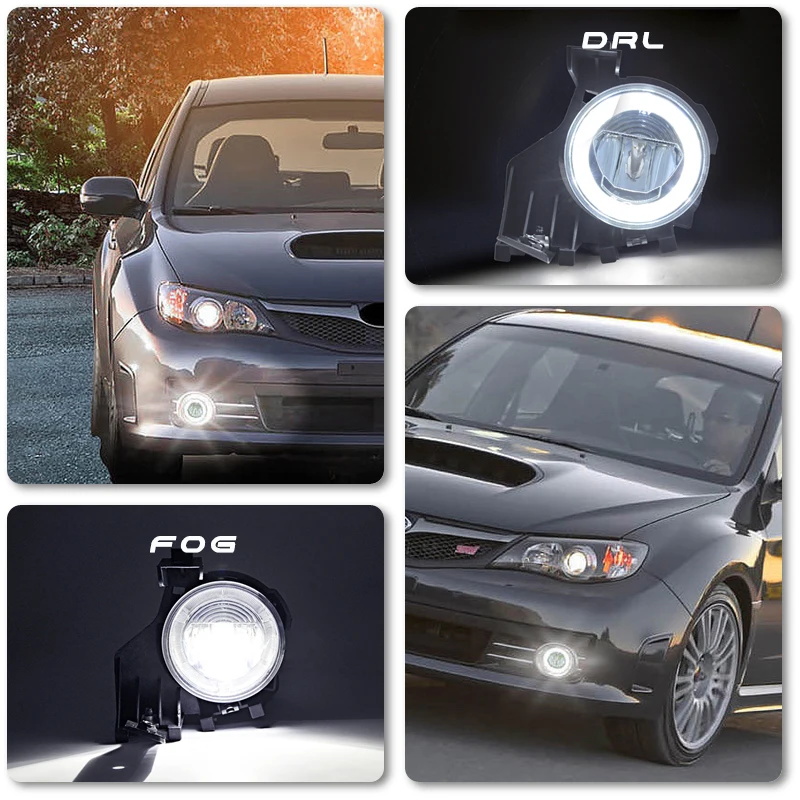 Subaru Impreza GR 2008-2011 phares antibrouillard avec feux de jour