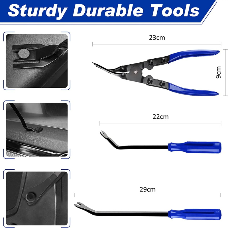 Car radio trim disassembly tool