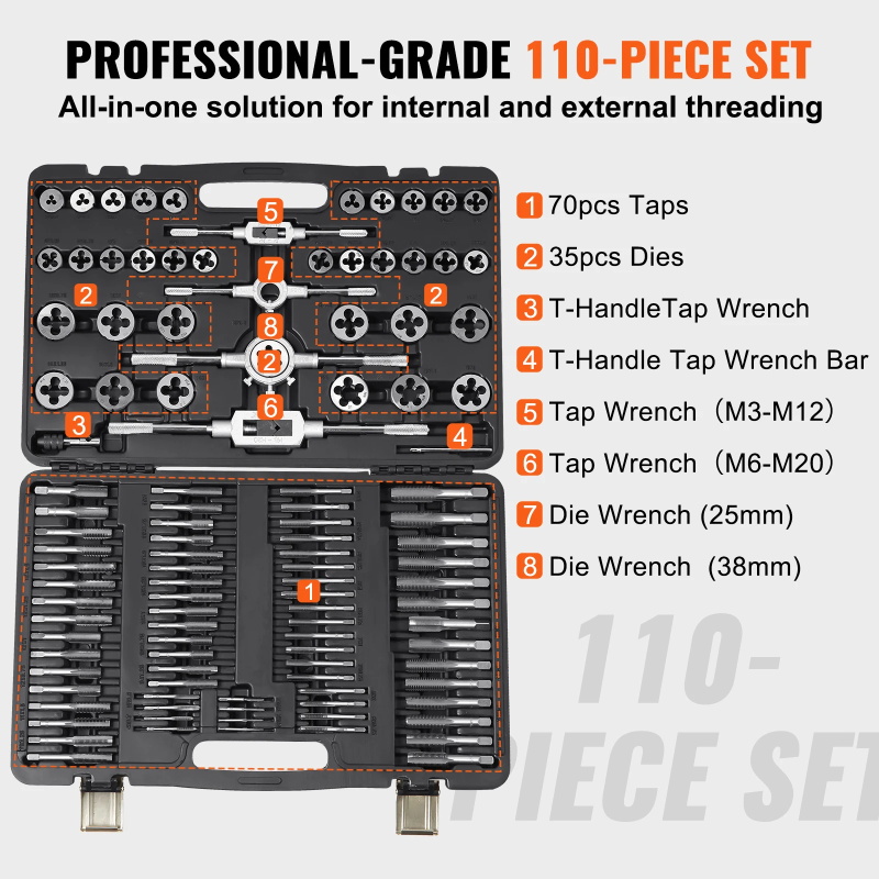 Gewindeschneider Set 116stk