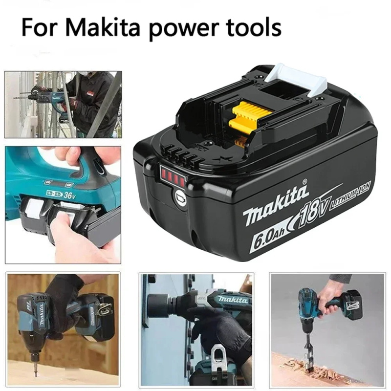 2 Makita batteries 18V 6Ah