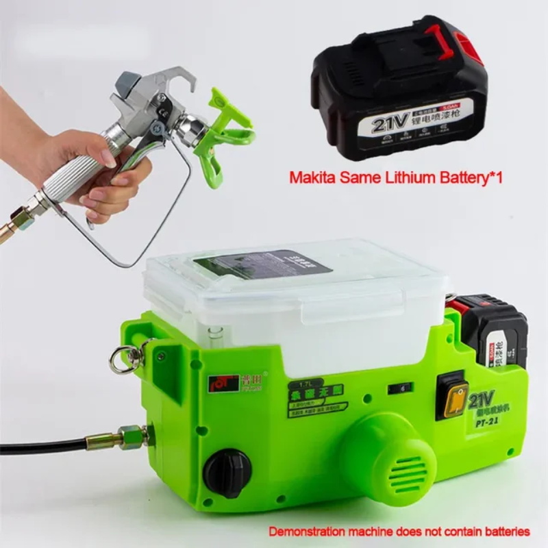 Airless paint spray gun for Makita battery