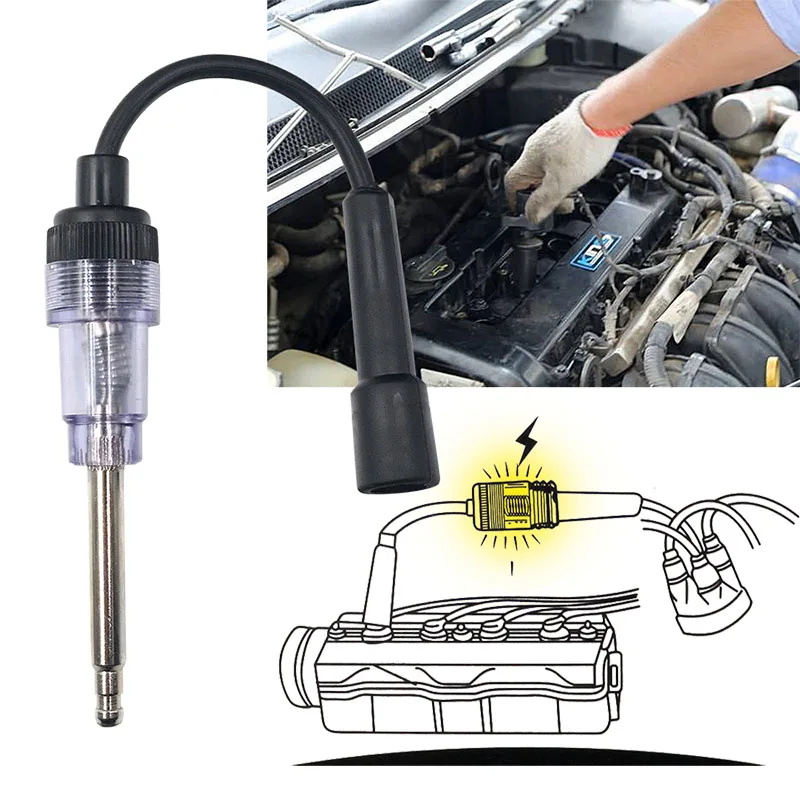 Spark plug spark tester