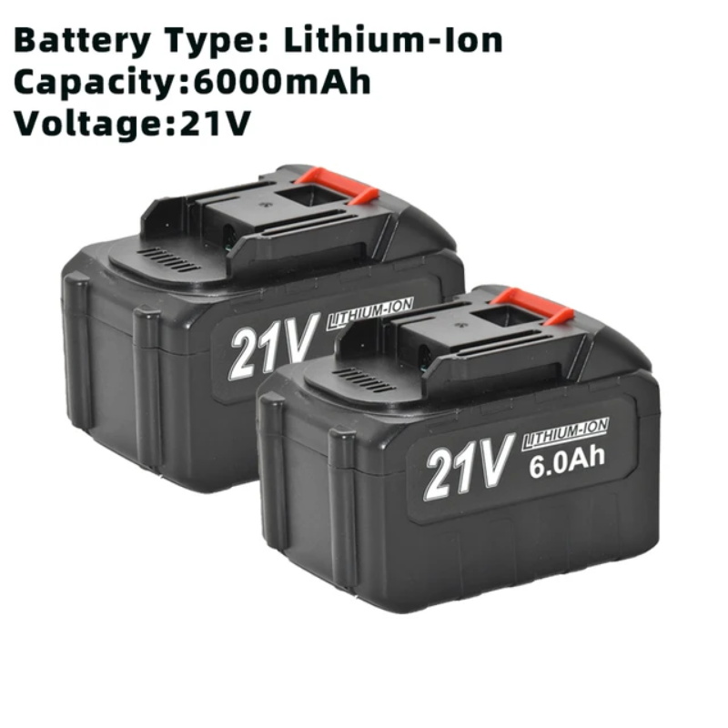 2 batteries Makita 21V 6Ah