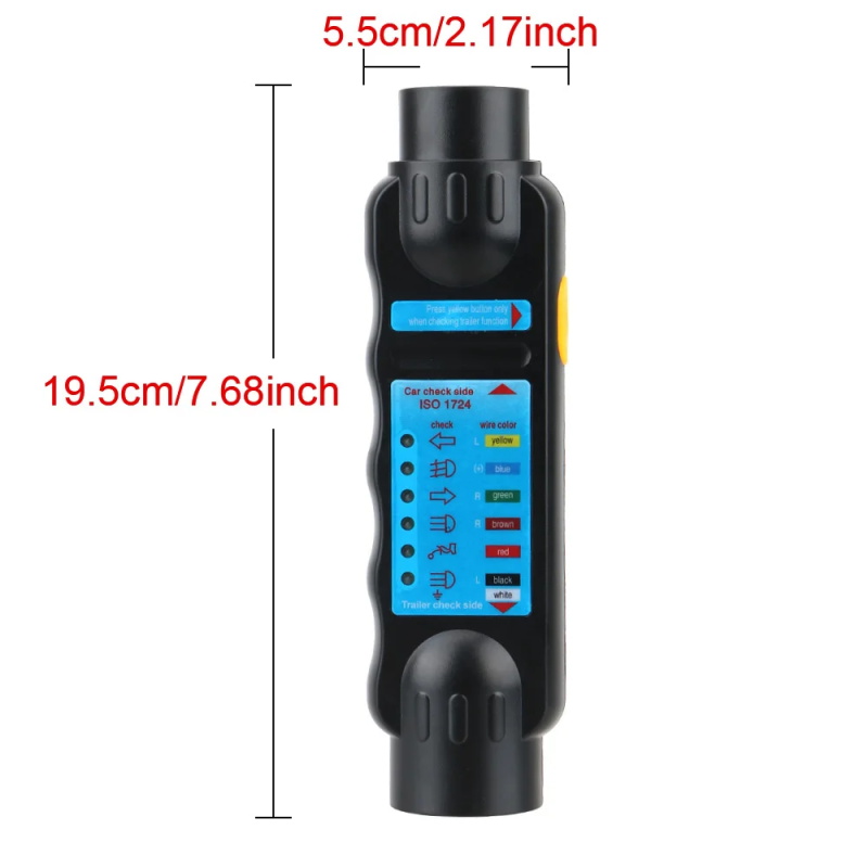 Testeur pour fiches de remorque