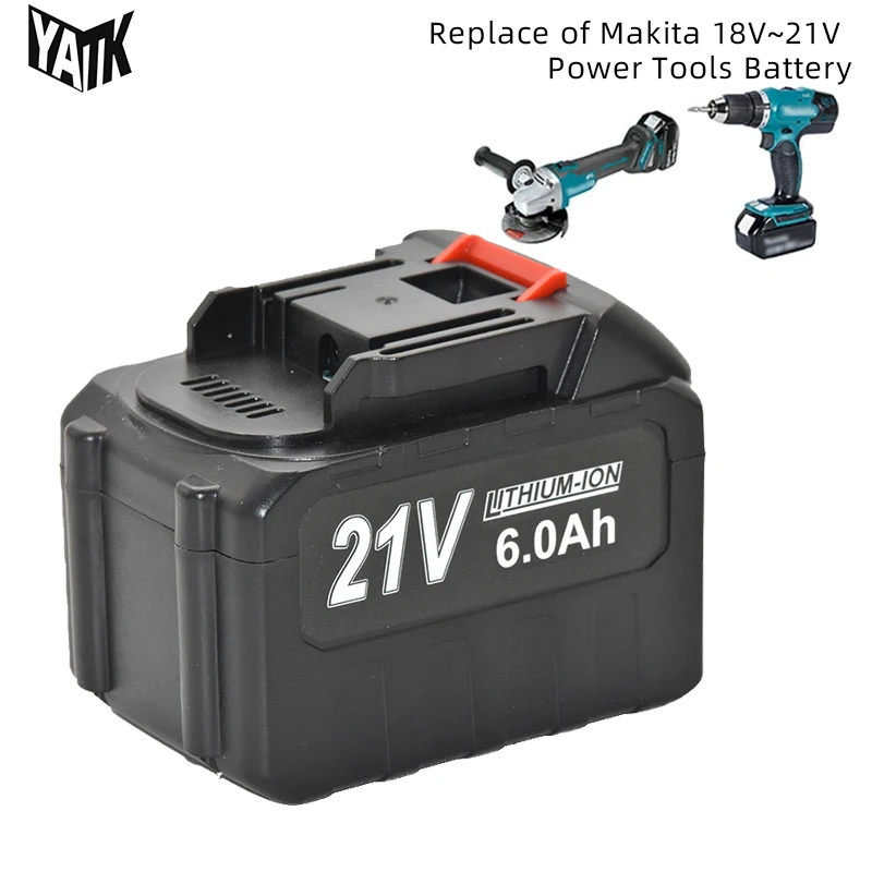 2 Makita batteries 21V 6Ah