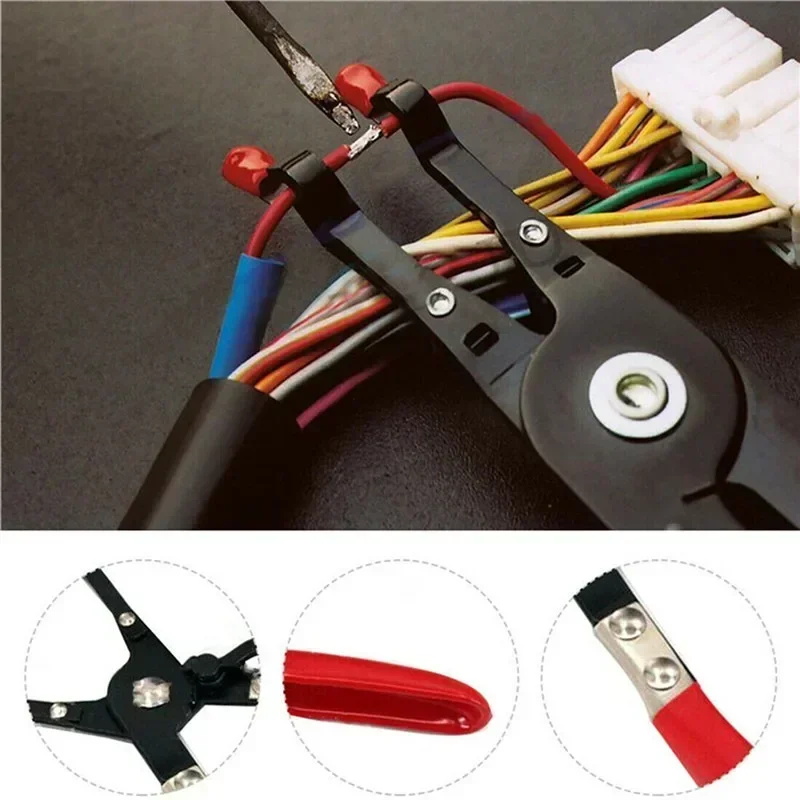 Soldering pliers cable holder