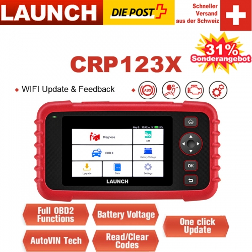 LAUNCH X431 CRP123X OBD2 Scanner Auto Codeleser OBDII Diagnosewerkzeug ENG AT ABS SRS Launch Scanner Auto Automotive Tool