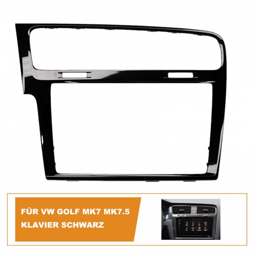 VW Golf 7 7.5 Klavier schwarz 9.2" MIB Radio Rahmenplatte Funkrahmen Frame