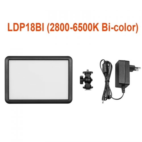 Godox LDP18Bi LED lumière vidéo photographie panneau lumineux 22W LED lumière de remplissage 2800K-6500K bicolore