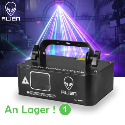 RGB Laser Strahl Linie Scanner Projektor DJ Disco Bühne Beleuchtung Wirkung Dance Party Hochzeit Urlaub Bar Club DMX Lichter