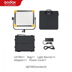 Godox Panneau lumineux RVB LD75R LED News Live Video Light APP et contrôle DMX