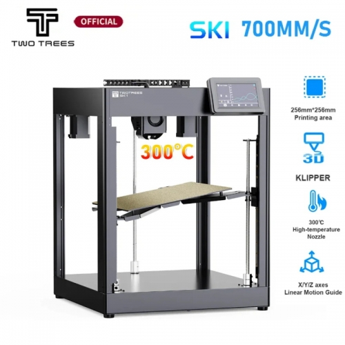 Twotrees SK1 Corexy 3D Printer 700mm/s High Speed Printing Auto Leveling Klipper Firmware 4.3 Inch Touch Screen