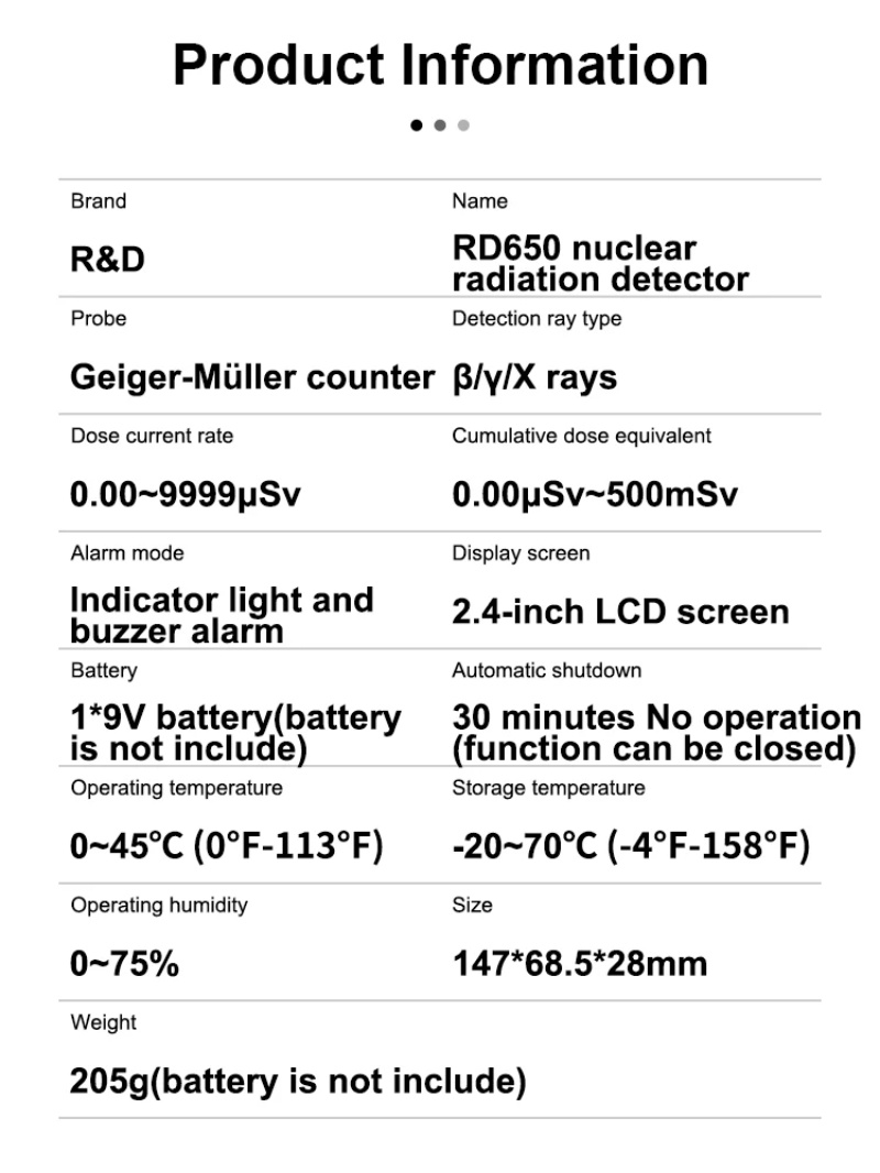 nuclear radiation detector