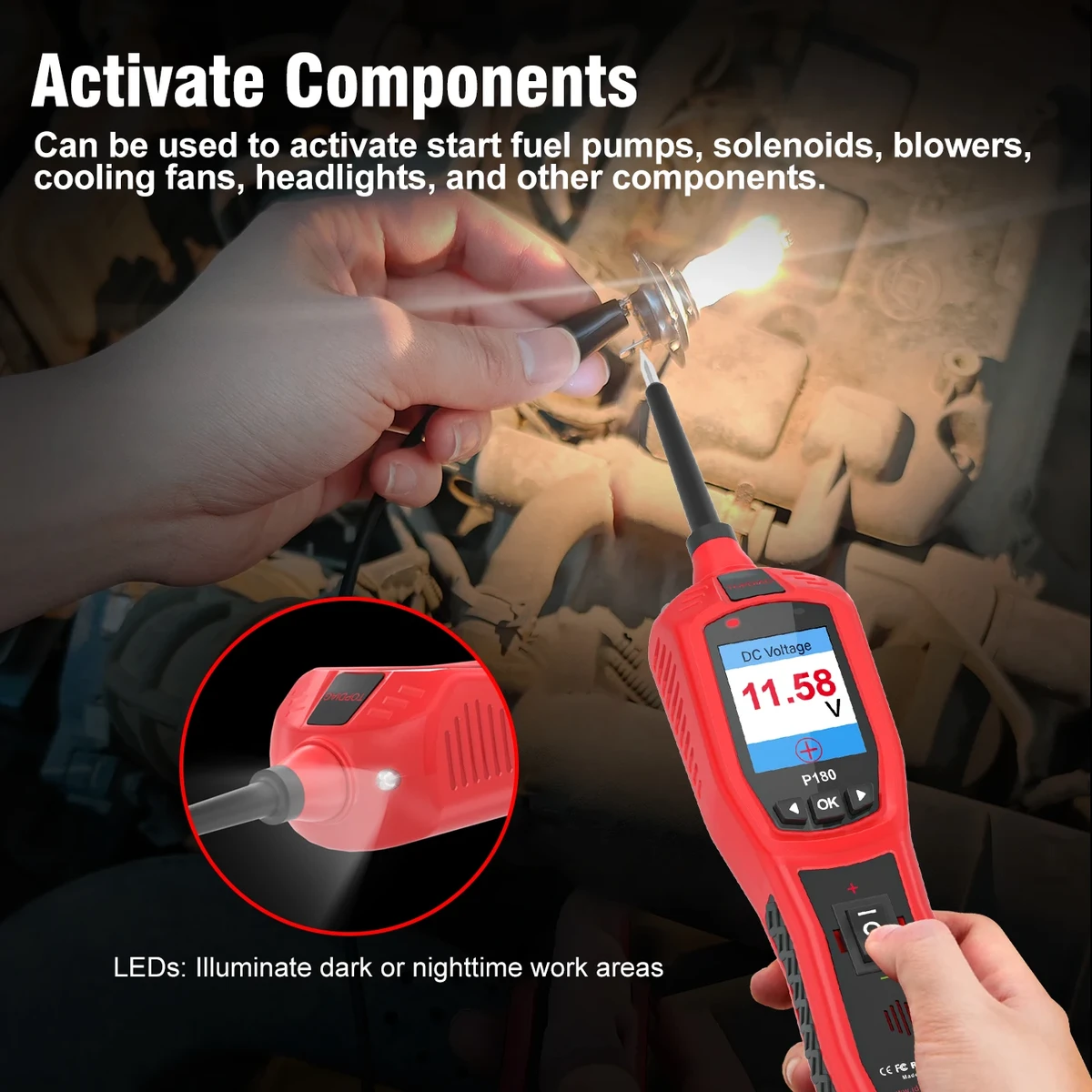 TopDiag P180 power circuit tester device