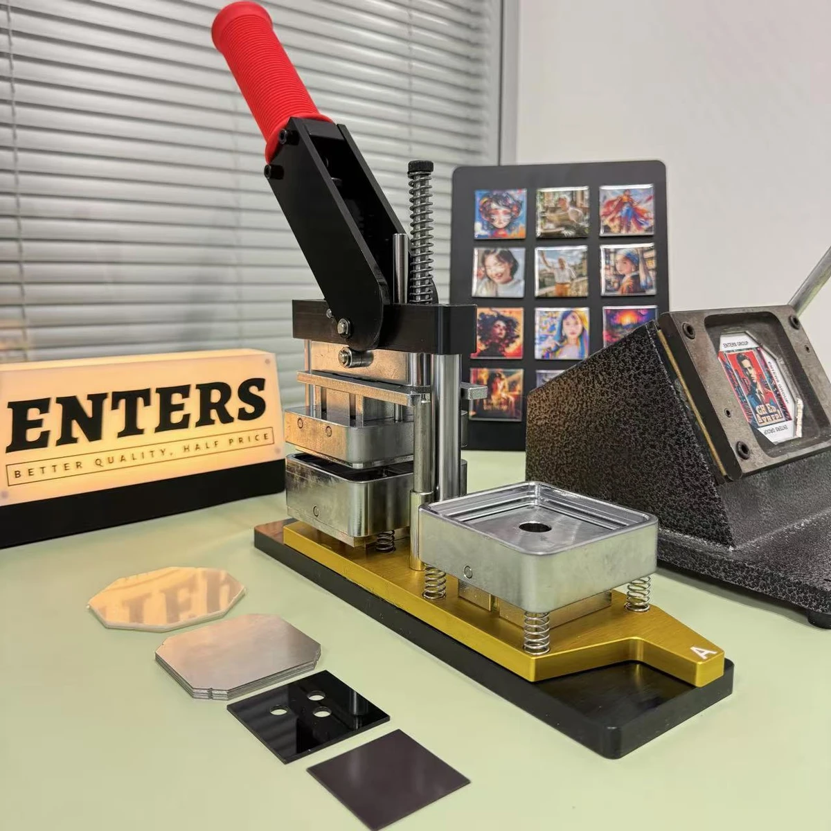 2025 Best Fridge Magnet Button Making Machine