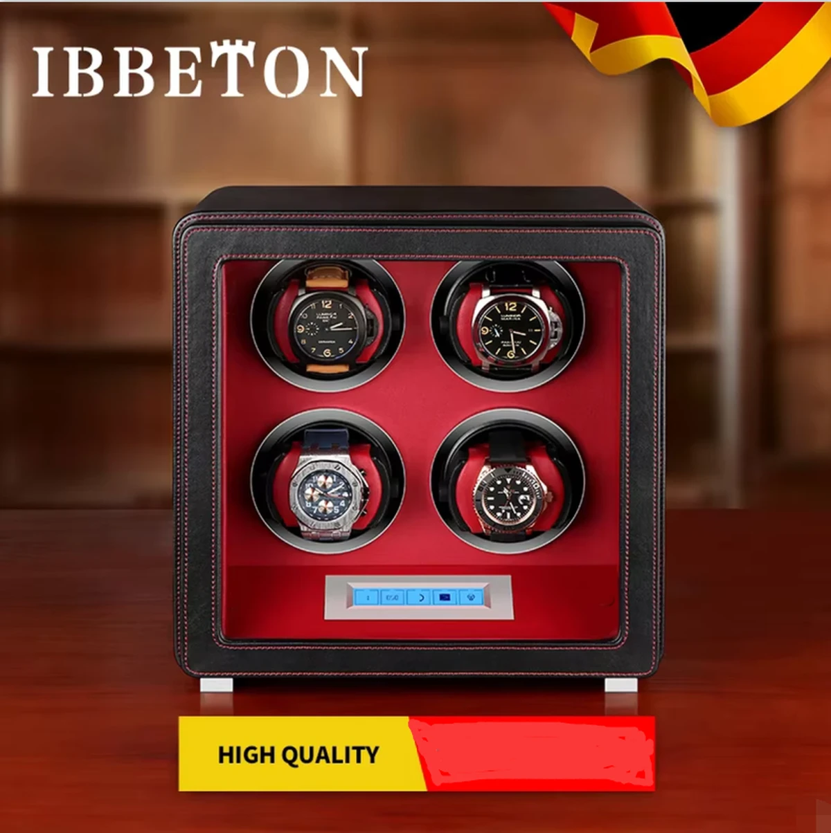 Mechanical Watch Fingerprint Edition Battery Automatic Shaker German Quality Shaker Rotator Single Watch Storage