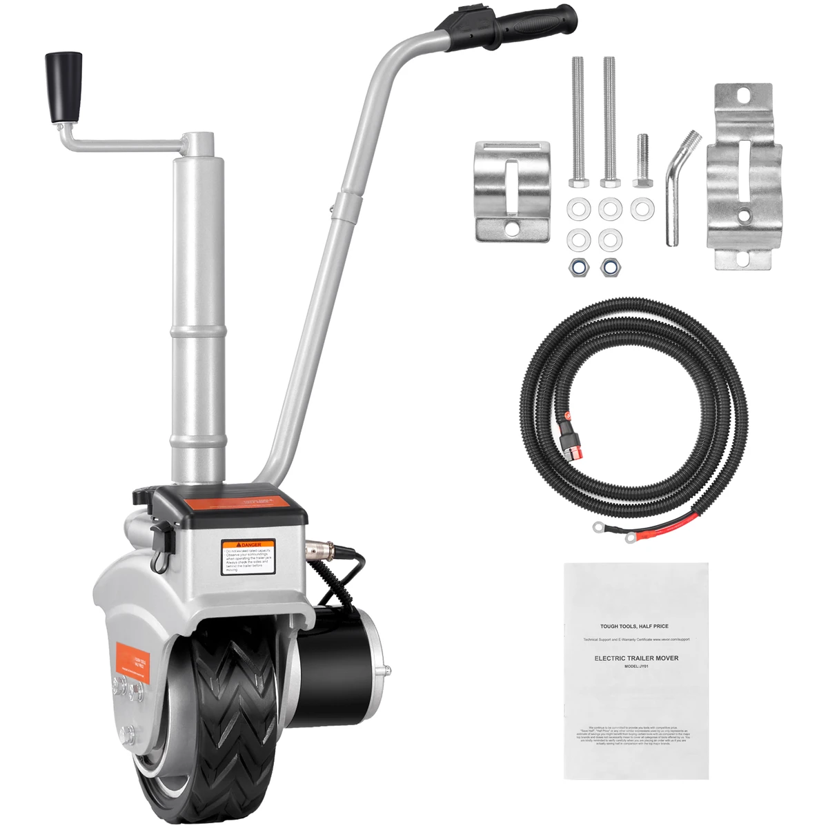 Dolly remorque électrique 12V 5000lbs avec hauteur réglable