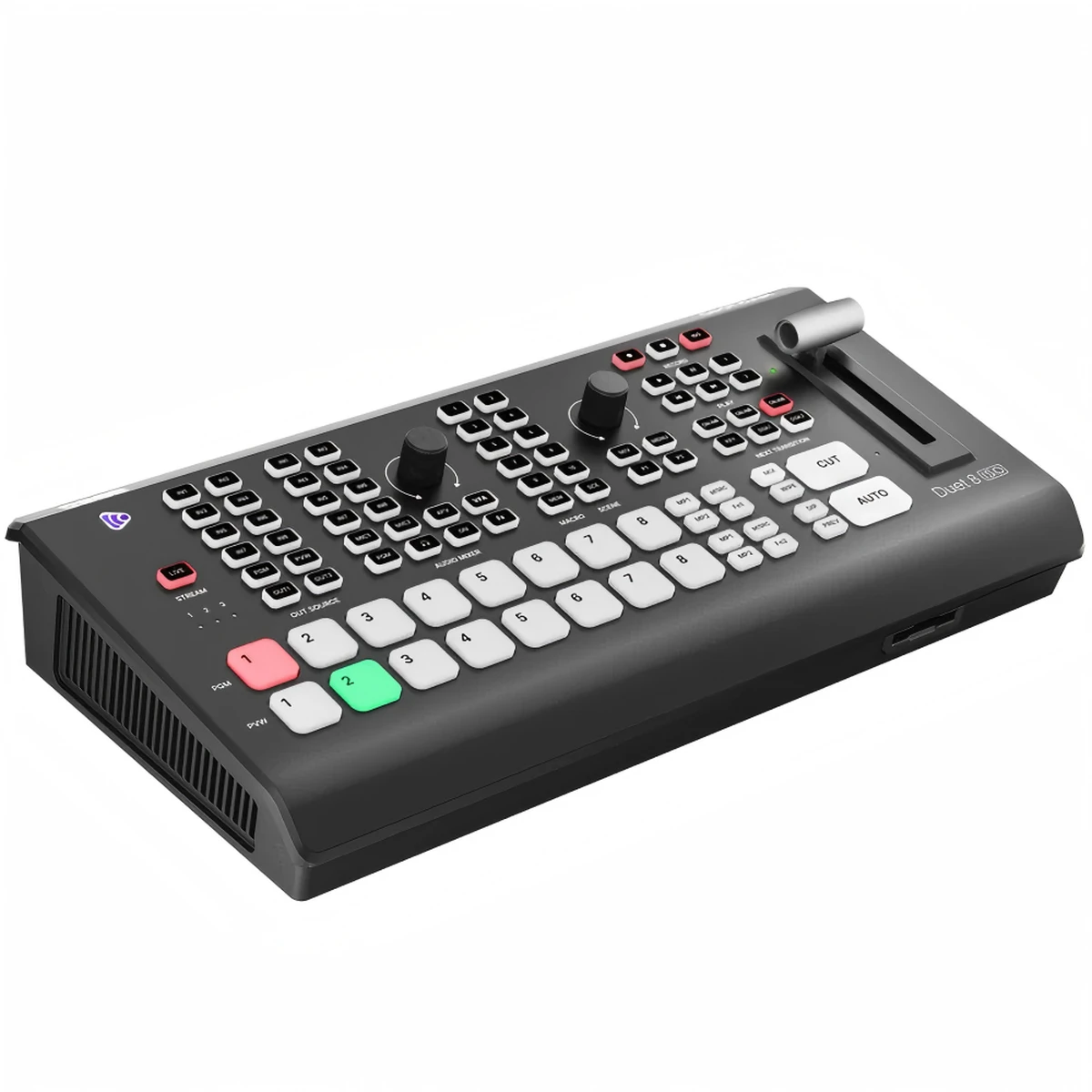 GoStream Duet 8 ISO 4 entrées HDMI et SDI 4 entrées de streaming Commutateur vidéo HDMI/SDI/NDI/RTMP/SRT 2 commutateurs audio XLR