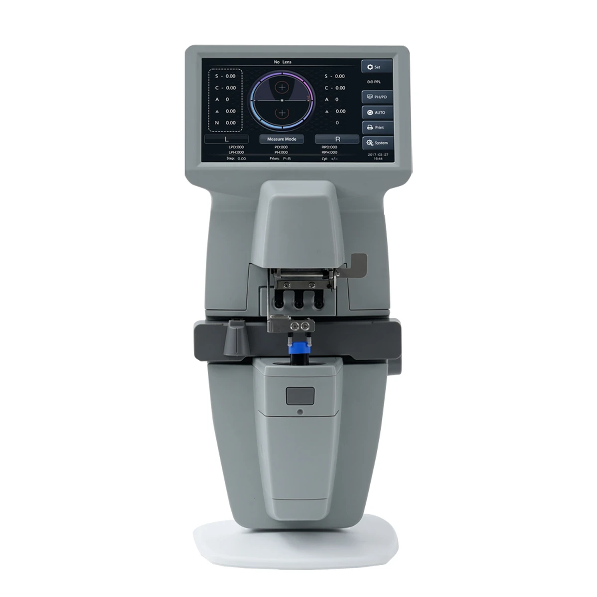 Fortschrittlicher optischer automatischer Linsenmesser, 7-Zoll-Touchscreen, digitales Linsenmessgerät, Fokusmesser