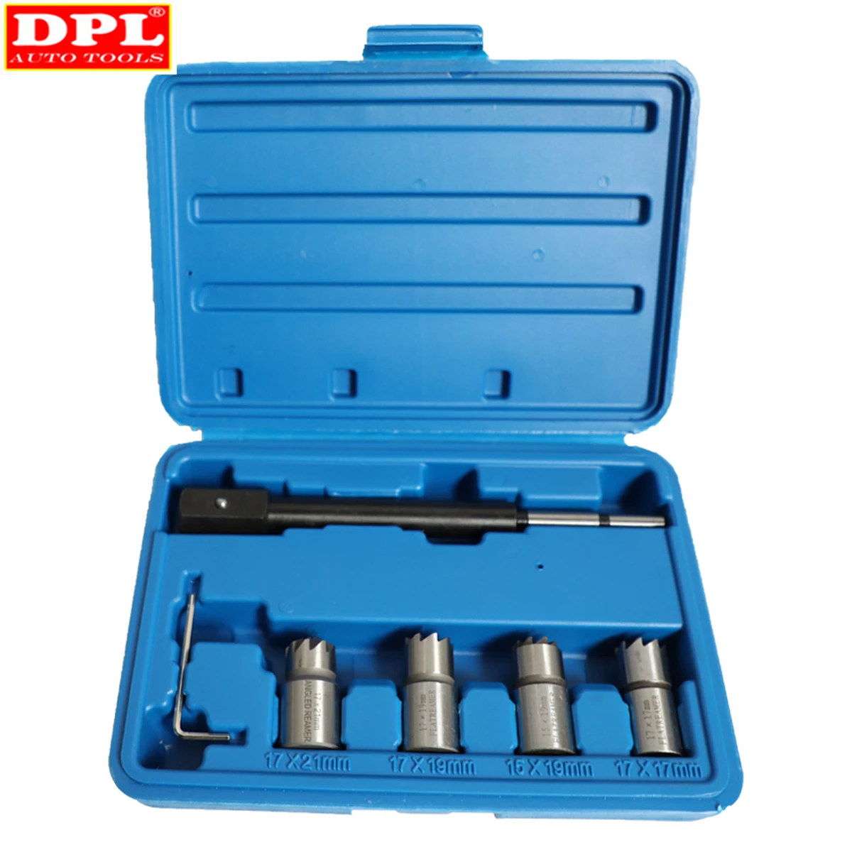 Kit de 5 outils de nettoyage et de coupe de carbone pour sièges d'injecteurs diesel