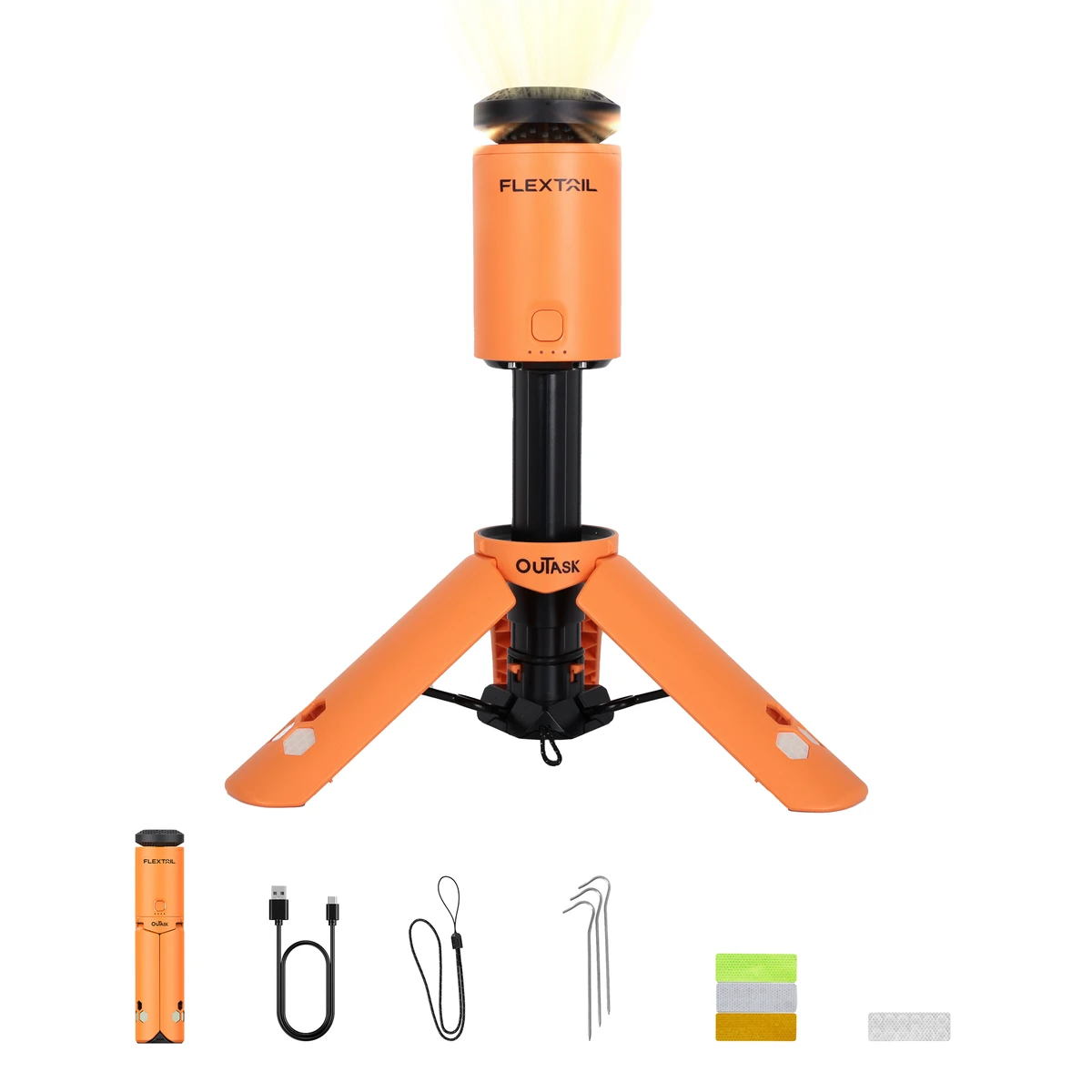 Lanterne FLEXTAIL EVO – Lanterne de camping magnétique télescopique étanche IPX7