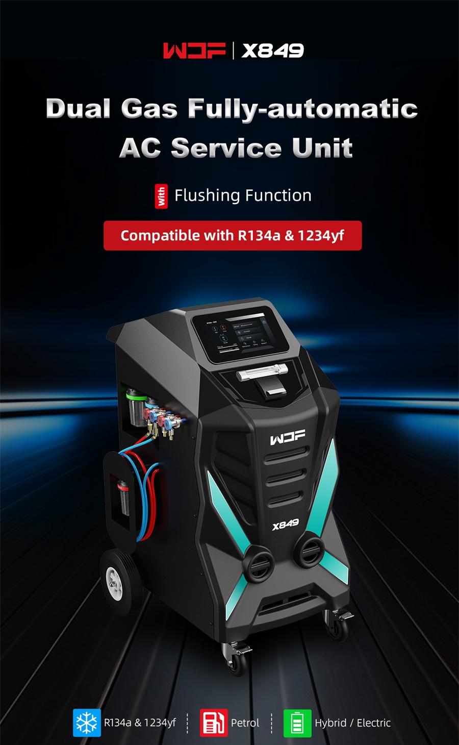 WDF X849 Vollautomatische Klimaservice-Station