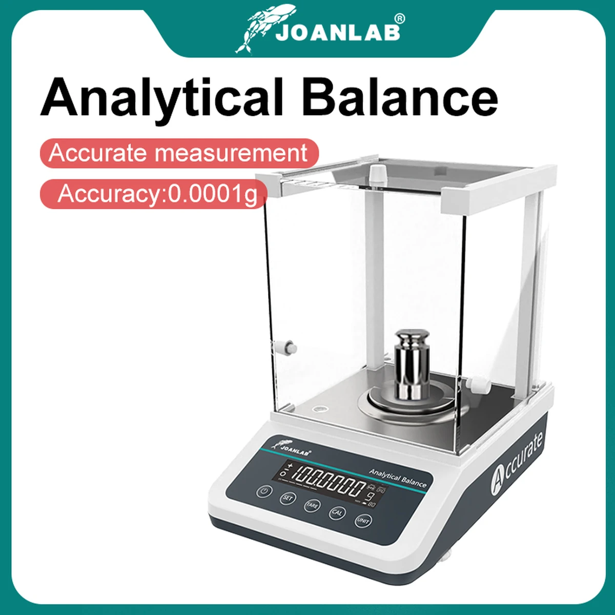 Balance de laboratoire JOANLAB, microbalance numérique, balance électronique de précision, 120 g, 220 g, précision 0,0001 g, résolution