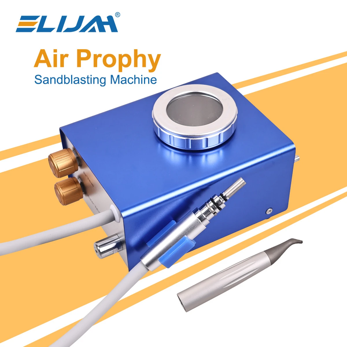 Dental Air Polisher B2/M4 Sandblasting Device Tooth Cleaning Tooth Polishing Bleaching Air-Powered Dental Device Dental Air Polisher B2/M4 Sandblasting Device Tooth Cleaning Tooth Polishing Bleaching Air-Powered Dental Device