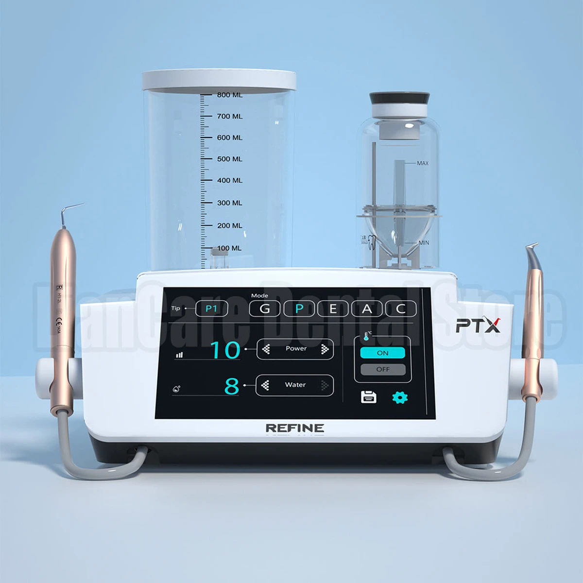 Dental 2-in-1 Ultraschall Scaler & Air Polisher für Parodontalbehandlung und Zahnreinigung Dental 2-in-1 Ultraschall Scaler & Air Polisher für Parodontalbehandlung und Zahnreinigung